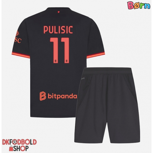 AC Milan Christian Pulisic #11 Tredje trøje Børn 2026-27 Kort ærmer (+ korte bukser)